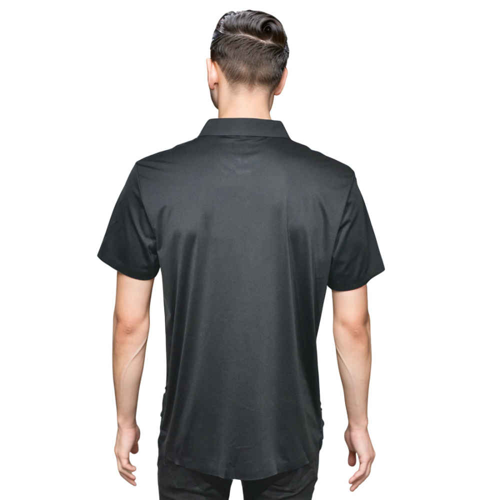 Salvatore Ferragamo Black Premium Quality Polo T-shirt-thumb-1