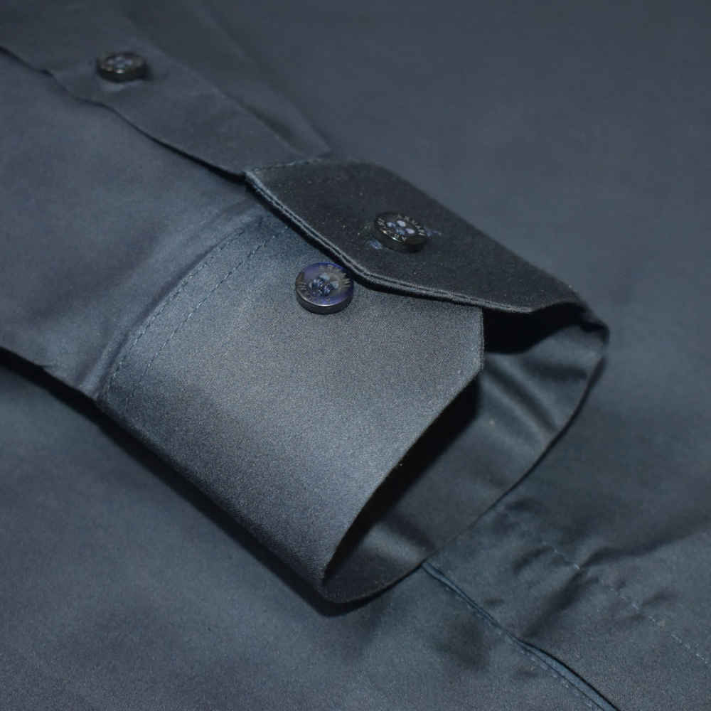 Giorgio Armani Navy Blue Premium Quality Shirt-5