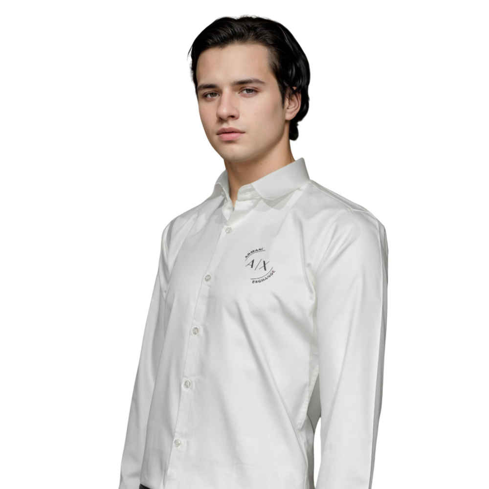 Armani Exchange White Premium Quality Shirt-2