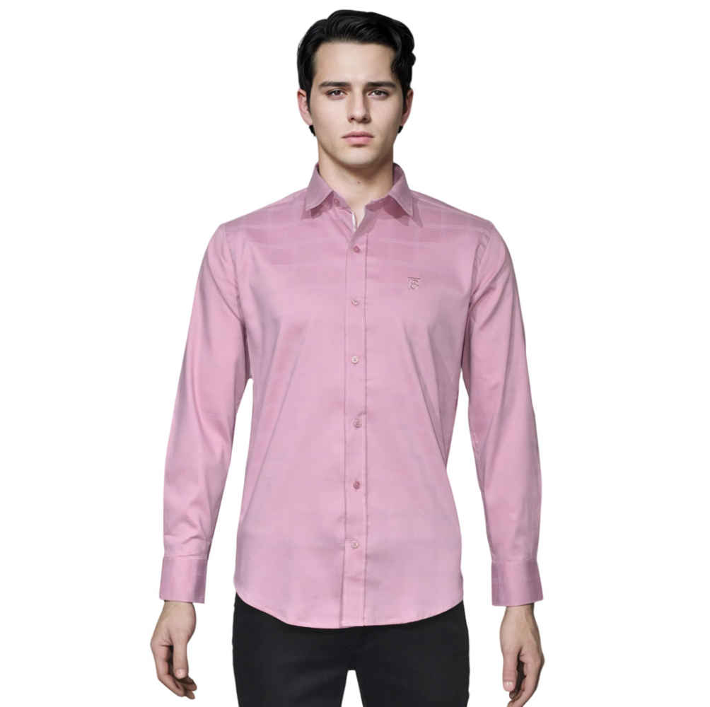 Burberry Pink Premium Quality Shirt-6