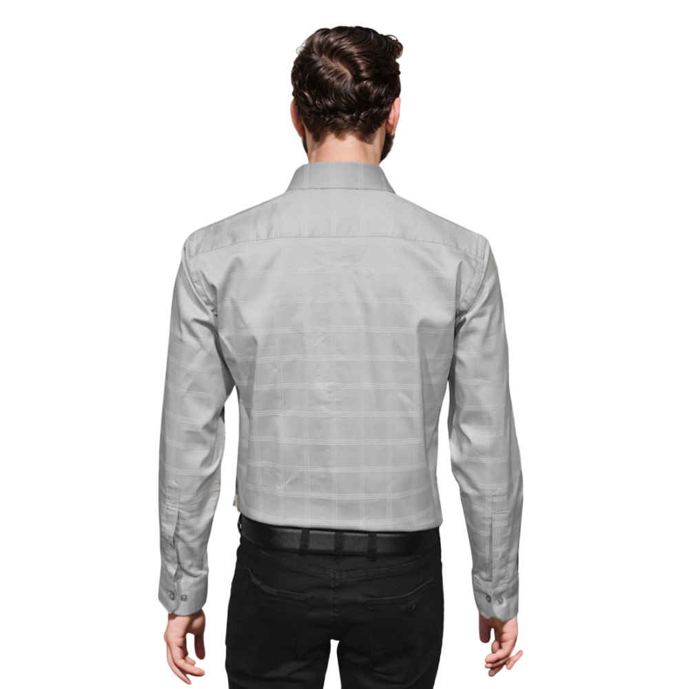 Burberry Light Grey Premium Quality Shirt-1