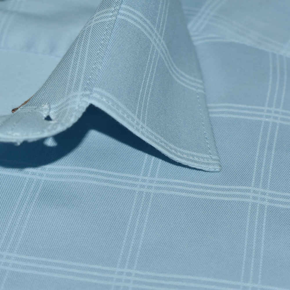 Burberry Sky Blue Premium Quality Shirt-4