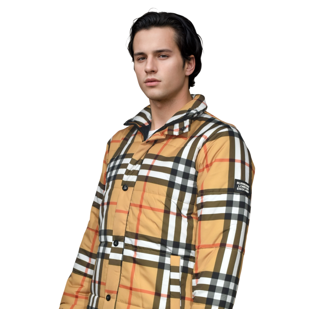 Burberry Brown Premium Quality Jacket-thumb-0