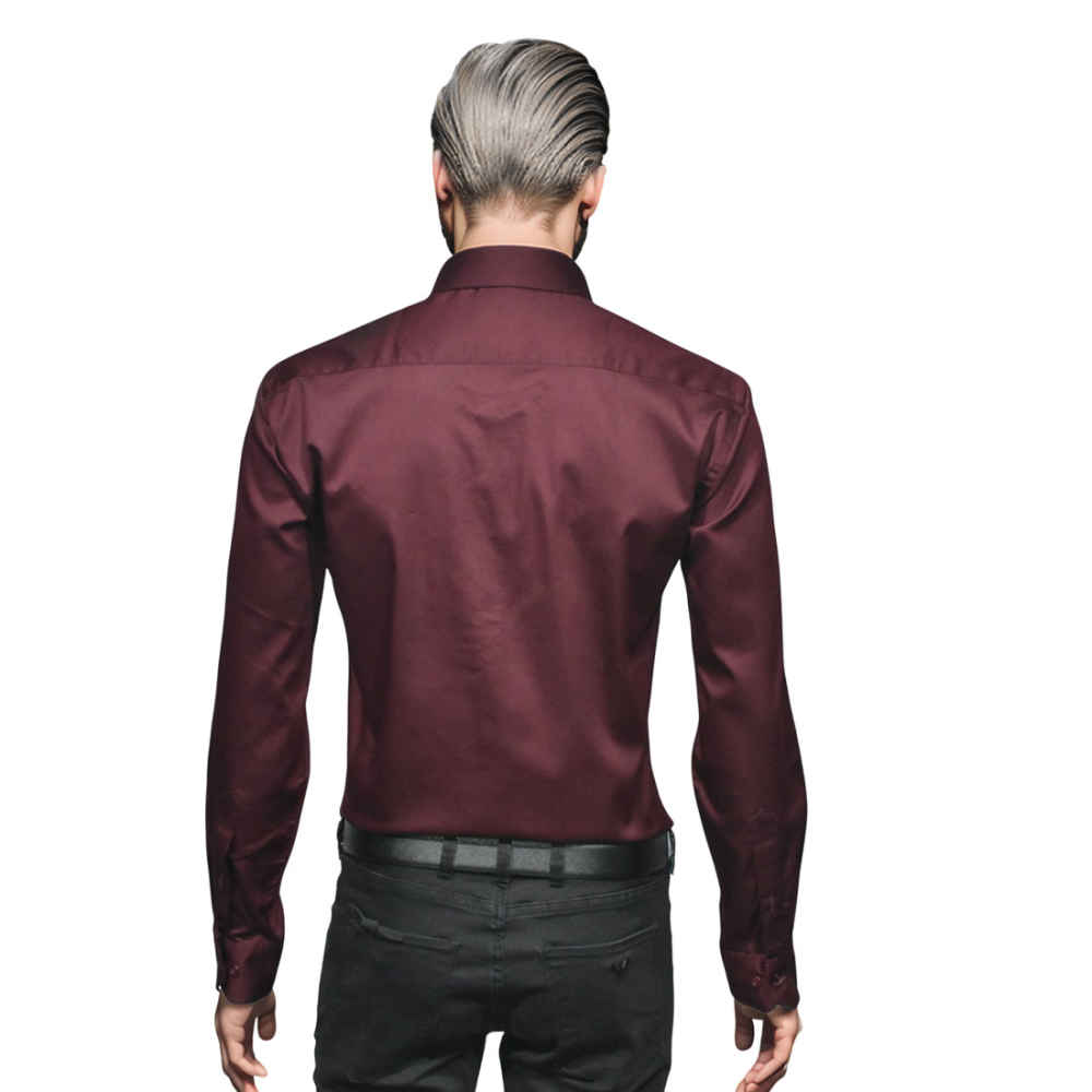 Armani Exchange Wine Premium Quality Shirt-1