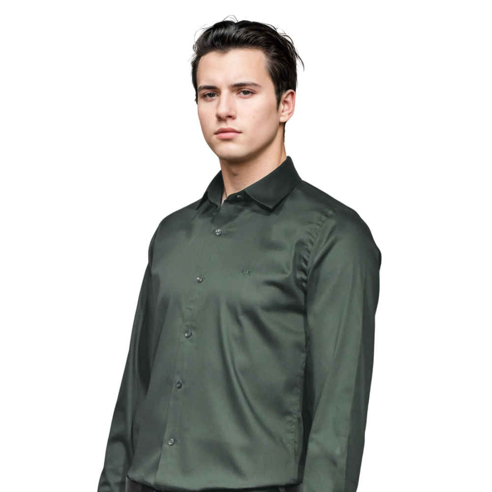 Armani Exchange Dark Green Premium Quality Shirt-2