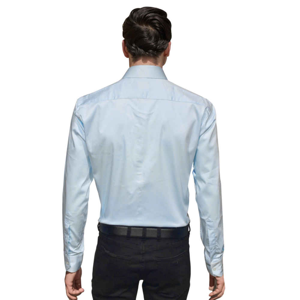 Armani Exchange Sky Blue Premium Quality Shirt-1