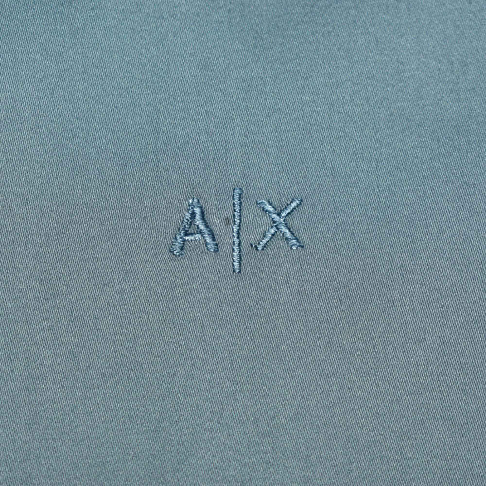 Armani Exchange Misty Blue Premium Quality Shirt-thumb-3