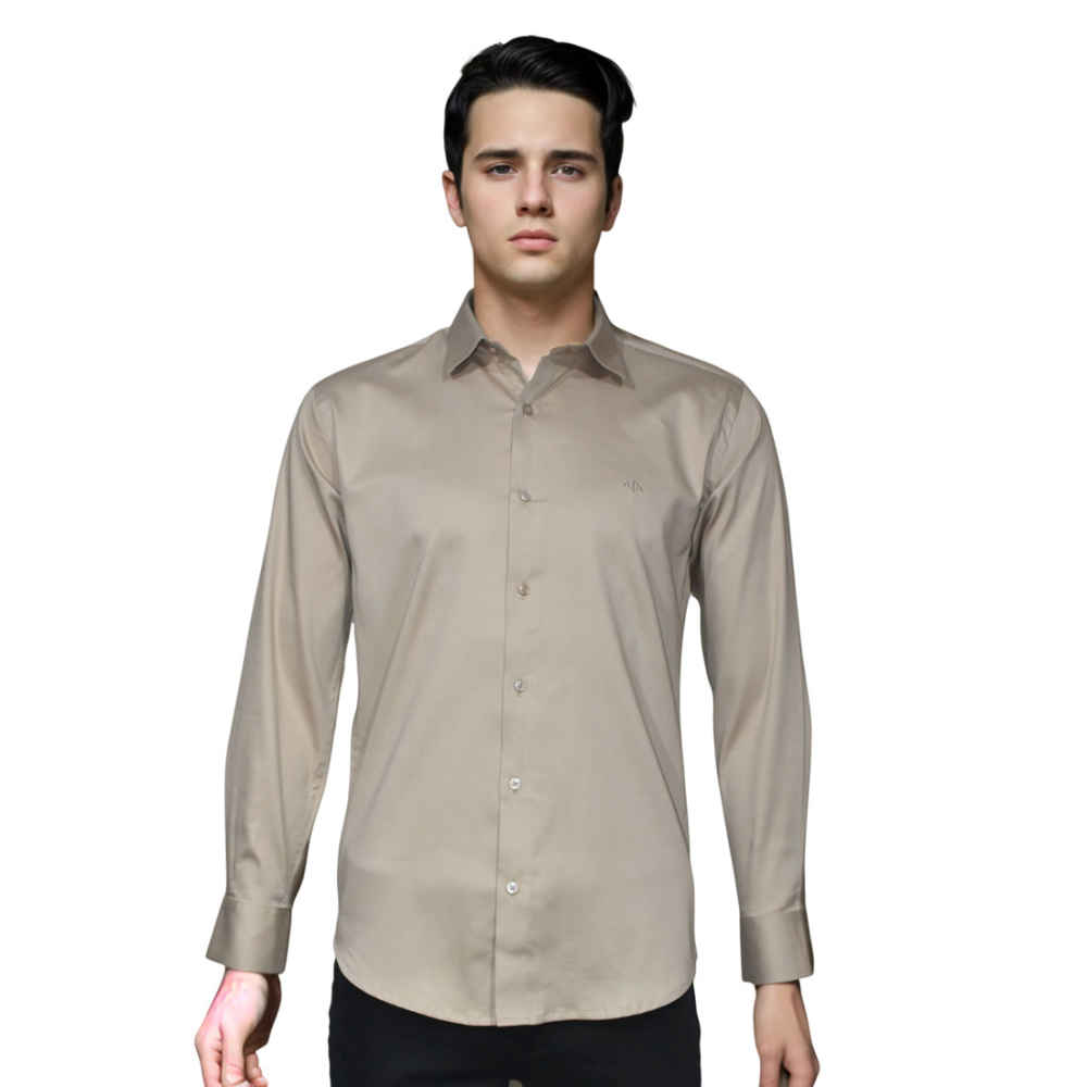 Armani Exchange Light Brown Premium Quality Shirt-6