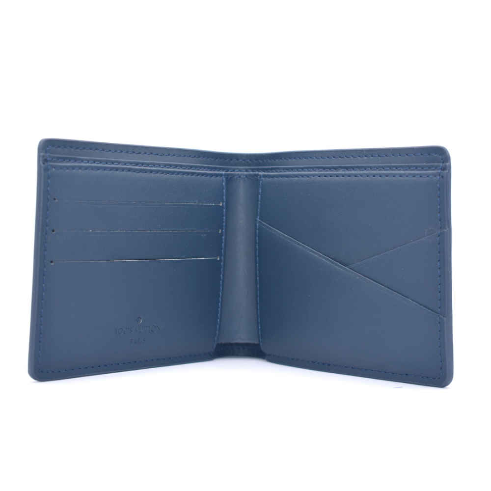 Louis Vuitton Blue Premium Compact Wallet-thumb-1