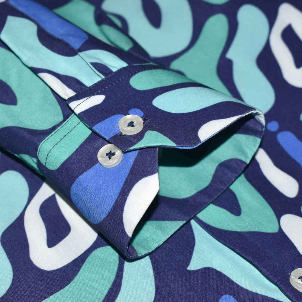 Louis Vuitton Logo Printed Green Premium Quality Shirt-5