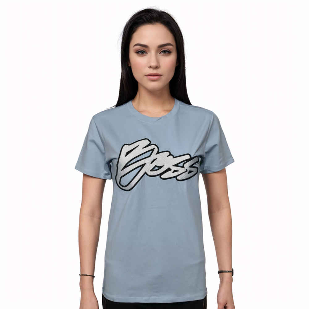 BOSS Blue Premium Quality Women T-shirt-thumb-0