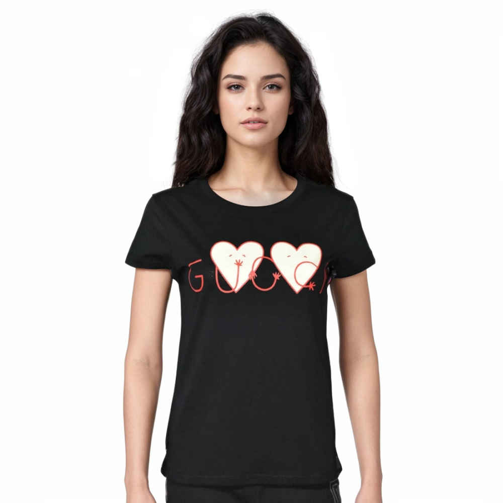 Gucci Black Premium Quality Women T-shirt-thumb-0