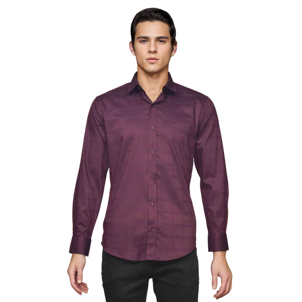 Burberry Wine Premium Quality Shirt-6