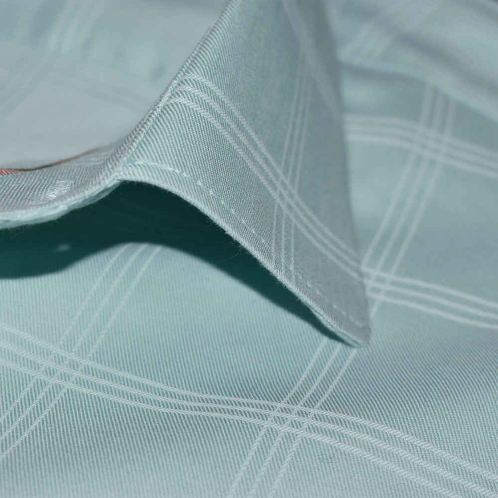 Burberry Light Green Premium Quality Shirt-thumb-4