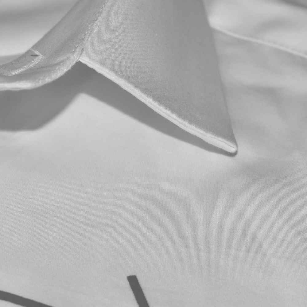 Armani Exchange White Logo Print Regular Fit Premium Shirt-4