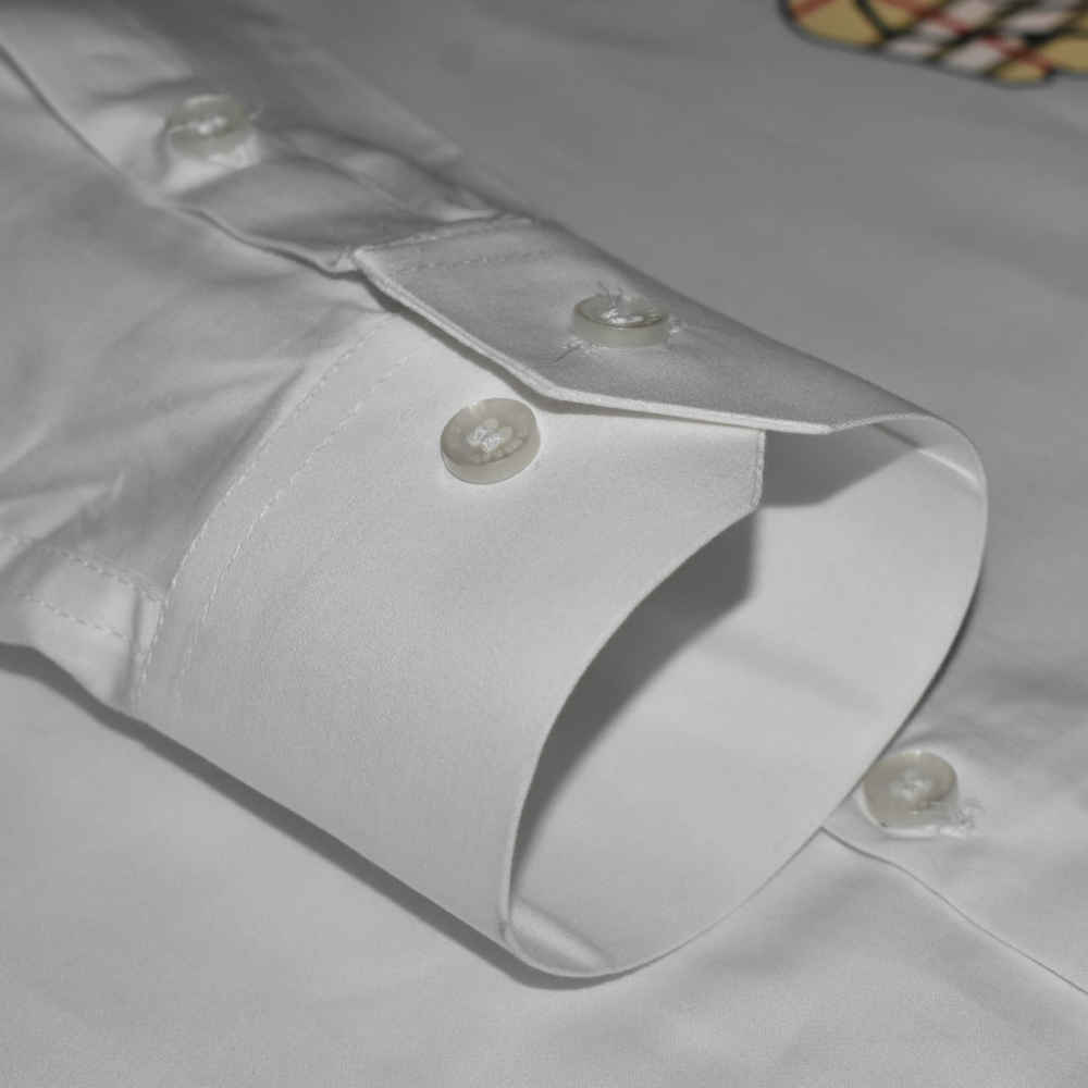 Burberry White Premium Quality Shirt-5