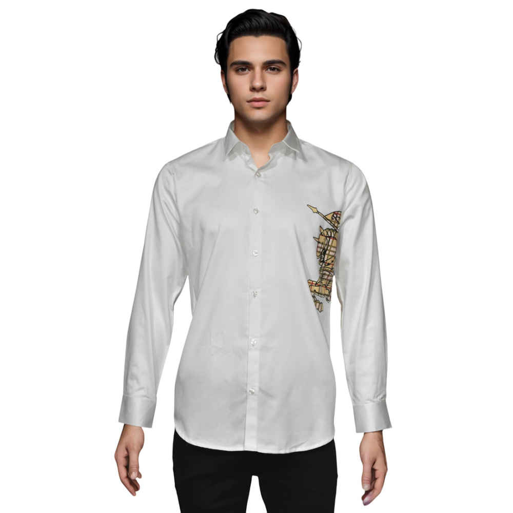 Burberry White Premium Quality Shirt-6