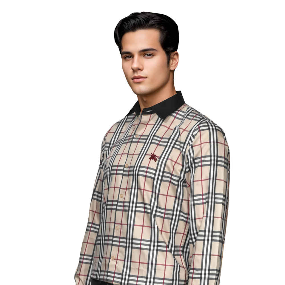Burberry Check Casual Premium Quality Shirt-2