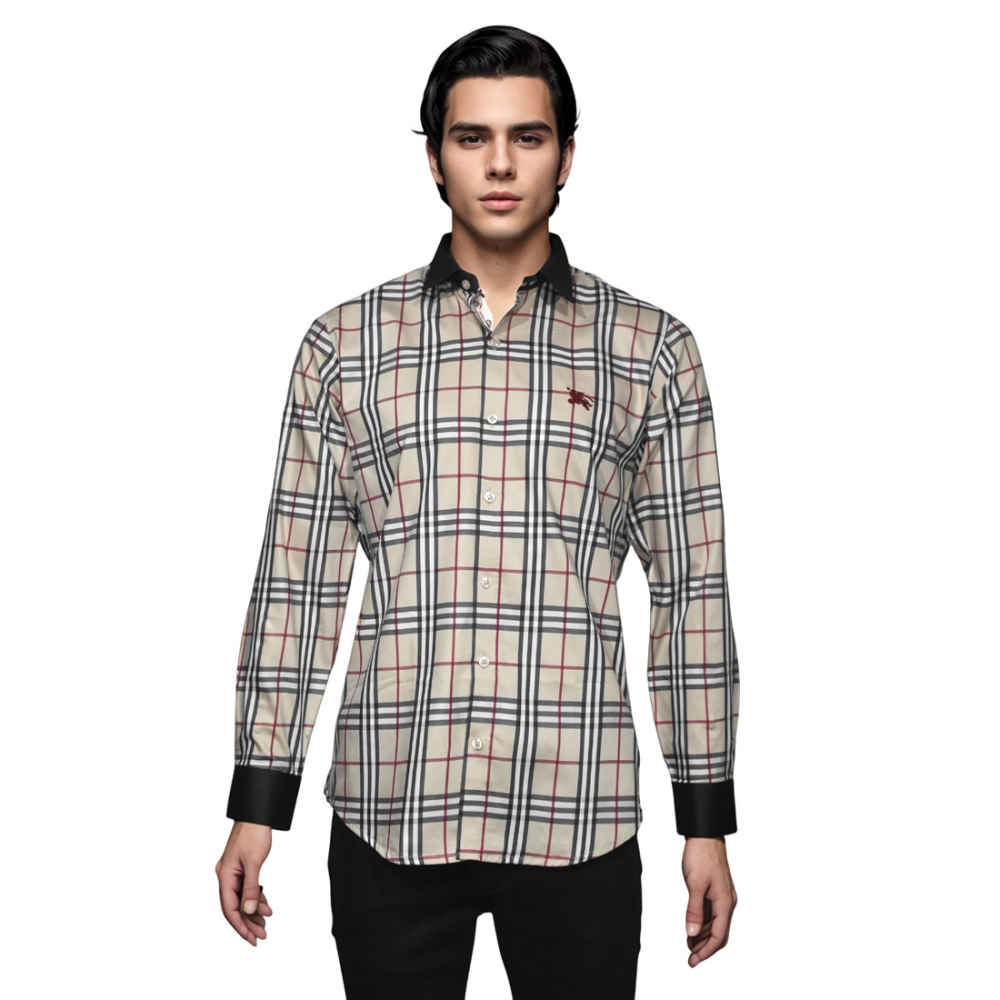 Burberry Check Casual Premium Quality Shirt-6