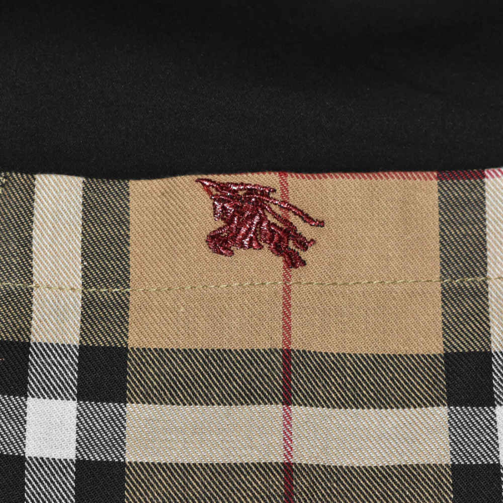 Burberry Black, Pocket Logo Print Premium Quality Shirt-3