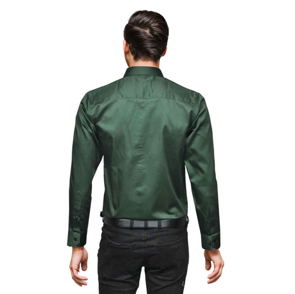 Giorgio Armani Dark Green Premium Quality Shirt-1