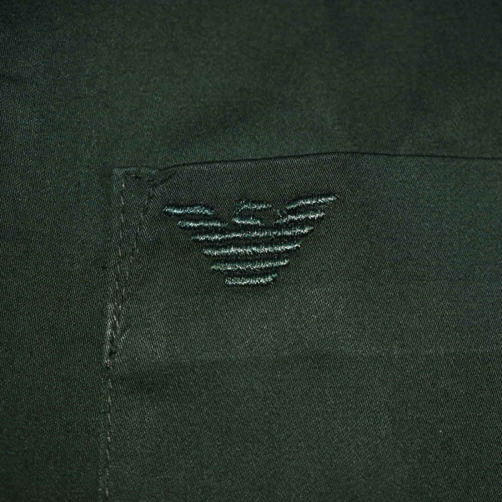 Giorgio Armani Dark Green Premium Quality Shirt-3