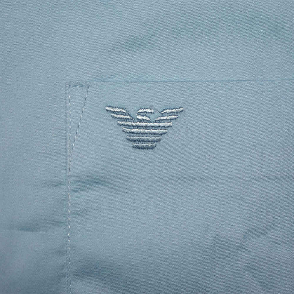 Giorgio Armani Sky Blue Premium Quality Shirt-3