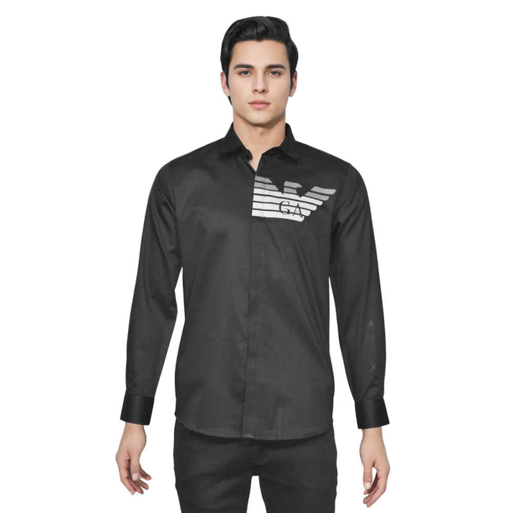 Giorgio Armani Black Premium Quality Shirt-6