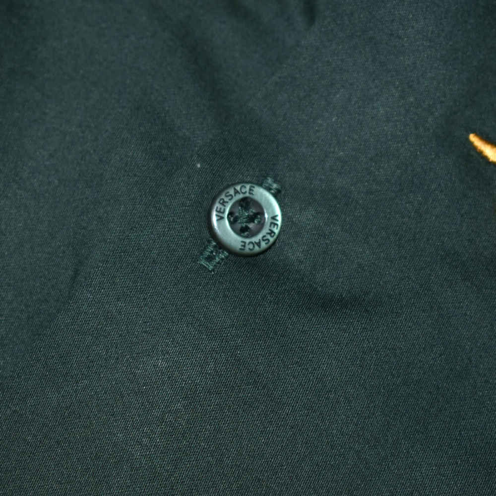 Versace Dark Green Premium Quality Shirt-4