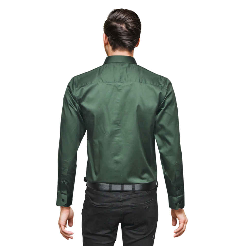 Versace Dark Green Premium Quality Shirt-1