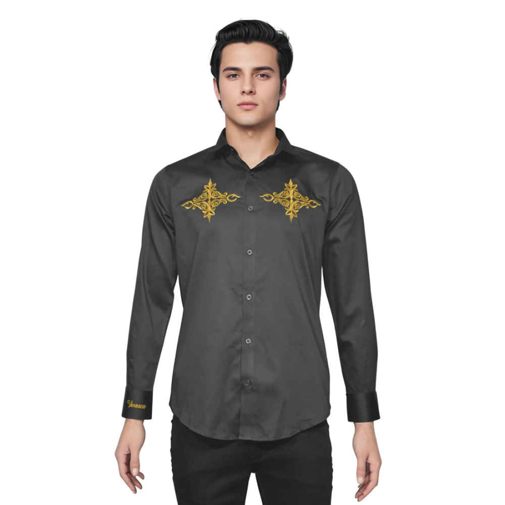 Versace Black Premium Quality Shirt-6