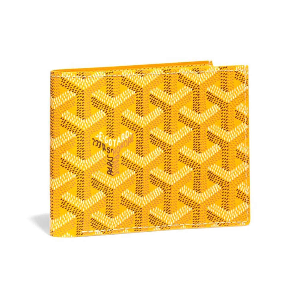 Goyard Yellow Premium Compact Wallet-thumb-0