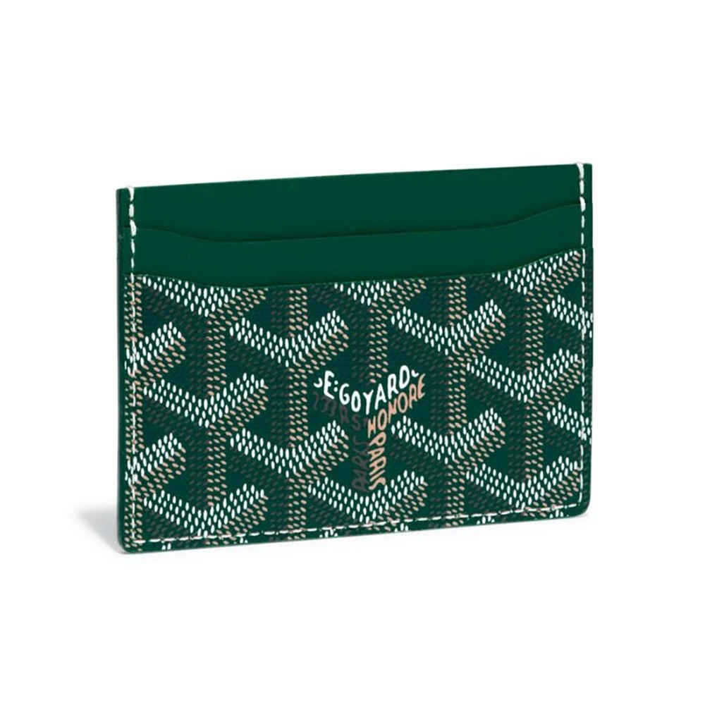 Goyard Green Premium Card Wallet-thumb-0