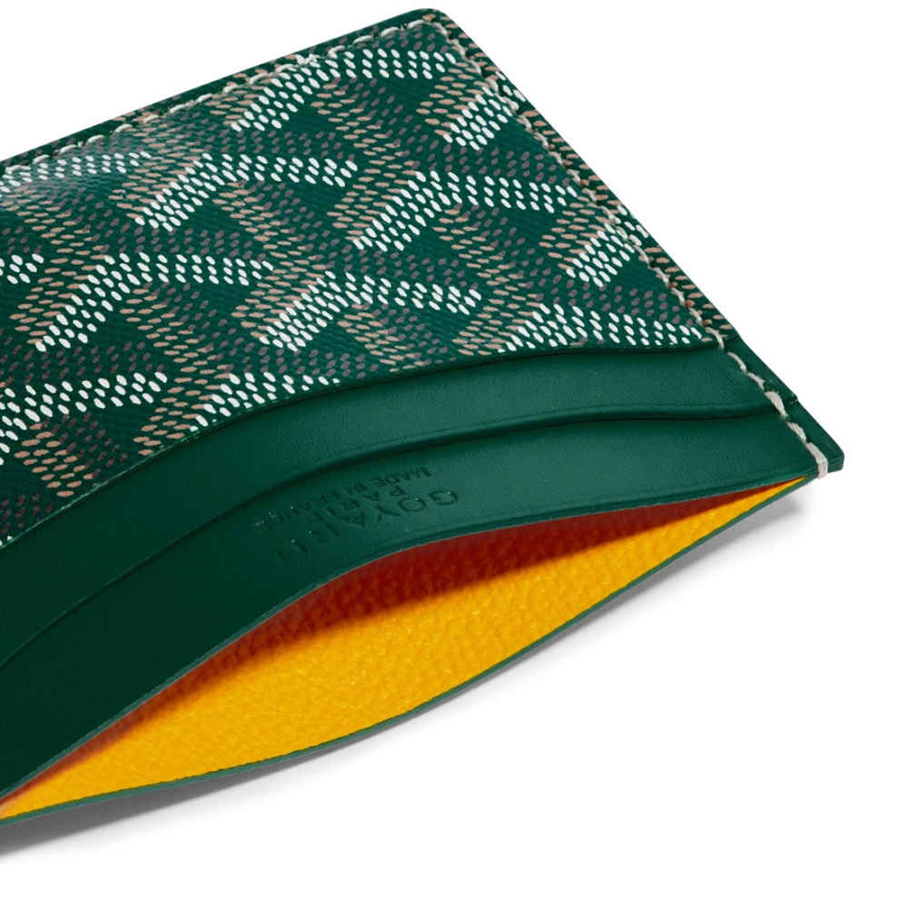 Goyard Green Premium Card Wallet-thumb-1