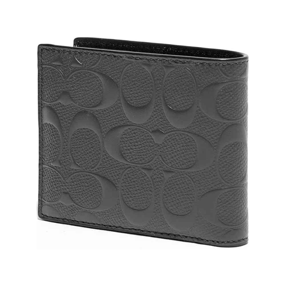 Coach Black Premium Compact Wallet-1