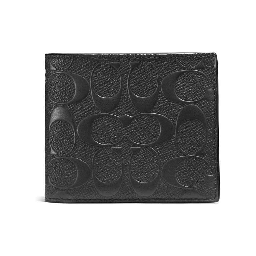 Coach Black Premium 3 In 1 Wallet-thumb-4