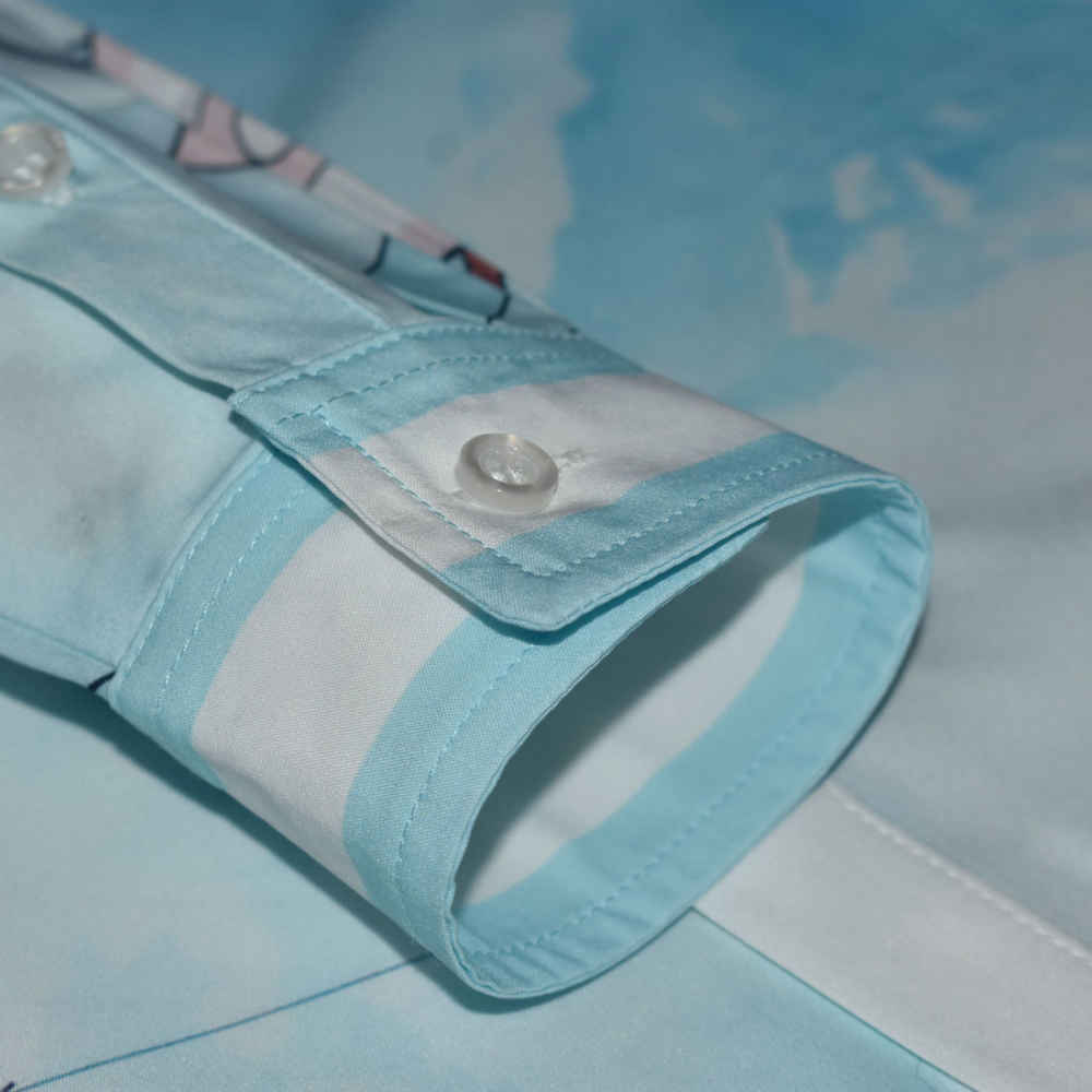 Casablanca Sky Blue Premium Quality Shirt-4