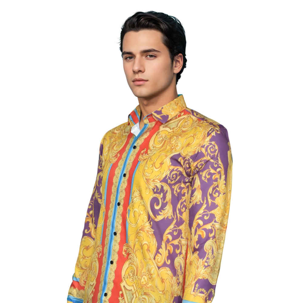 Versace Barocco Silk Shirt-2