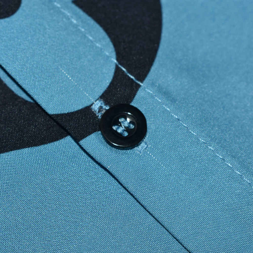 Louis Vuitton Blue Premium Quality Shirt-4