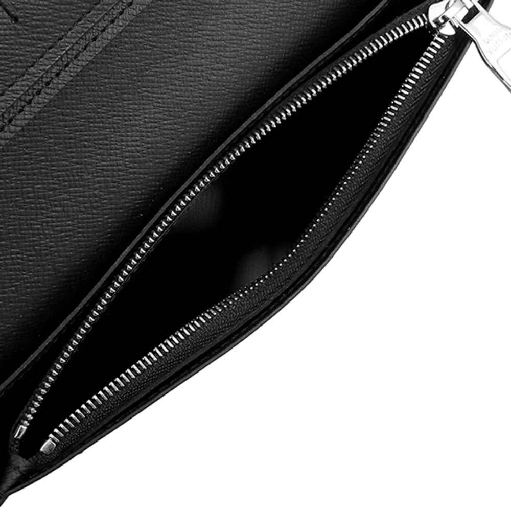Louis Vuitton Black Premium Long Wallet-thumb-6