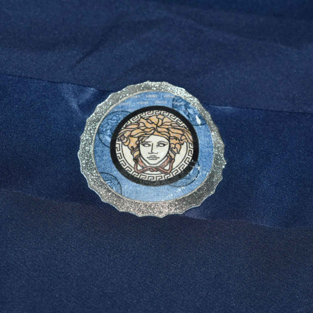 Versace Blue Premium Quality Designer Shirt-thumb-3