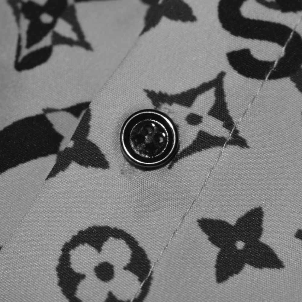 Louis Vuitton Cream Premium Quality Designer Shirt-4