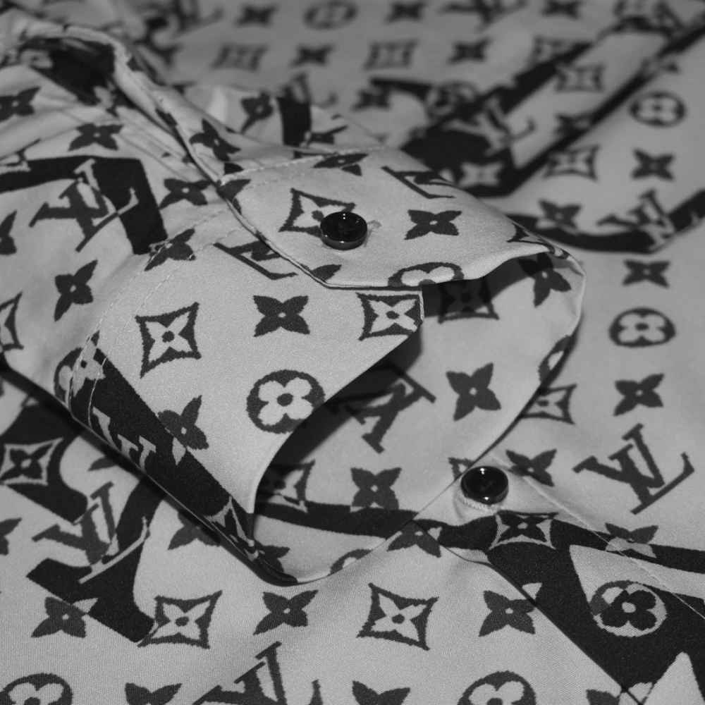 Louis Vuitton Cream Premium Quality Designer Shirt-5