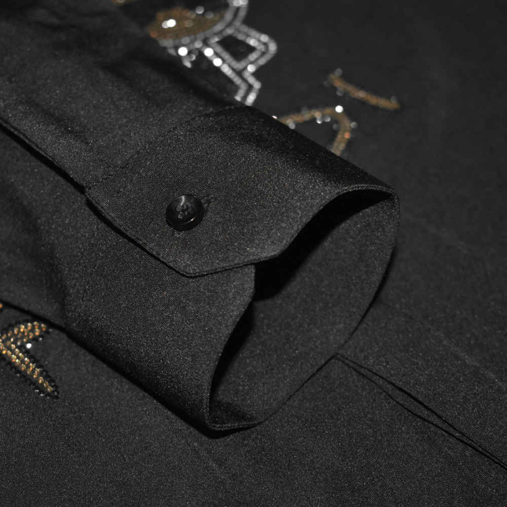 Fendi Black Premium Quality Designer Shirt-5