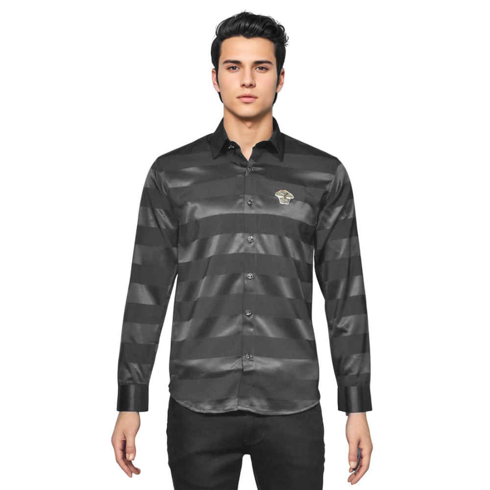 Versace Black Designer Premium Quality Shirt-6