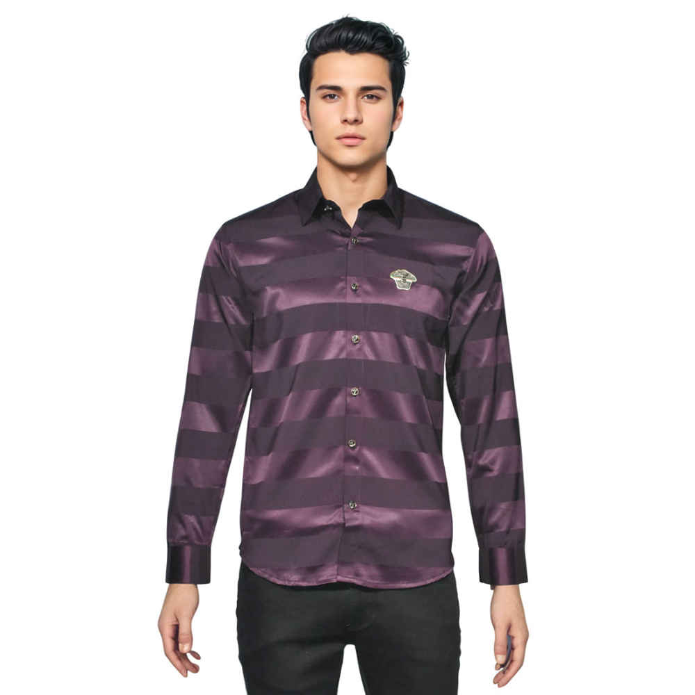 Versace Wine Designer Premium Quality Shirt-6