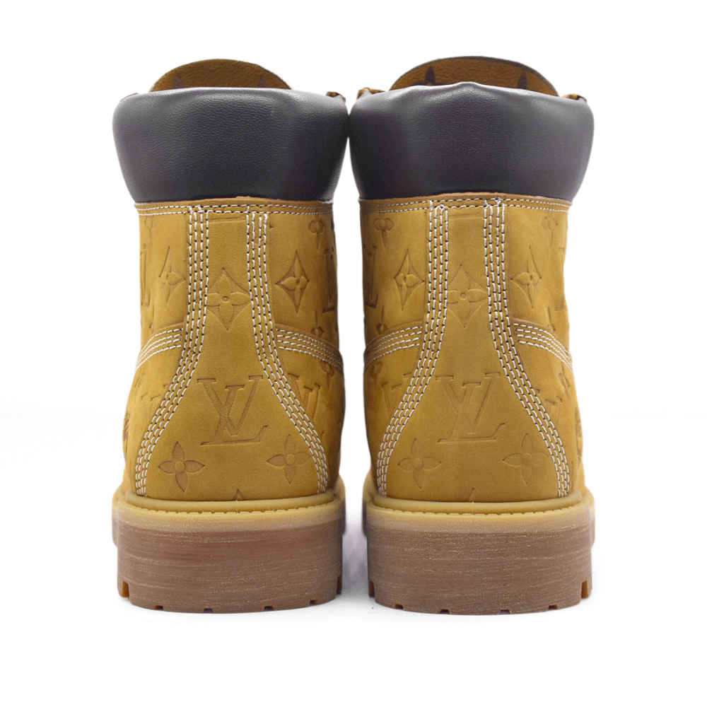 Louis Vuitton Brown Premium Low Top Boots-thumb-3