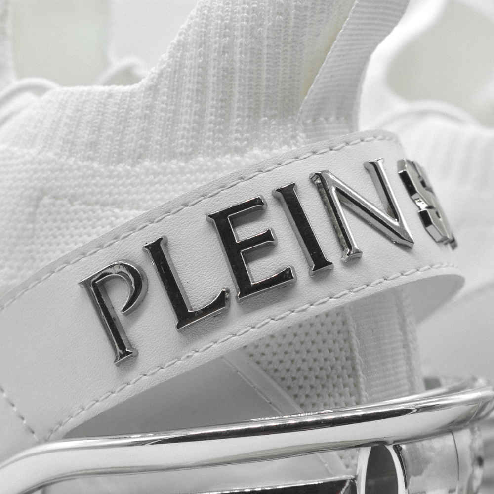 Philip Plein Sports White Premium Low-Top Sneaker-6