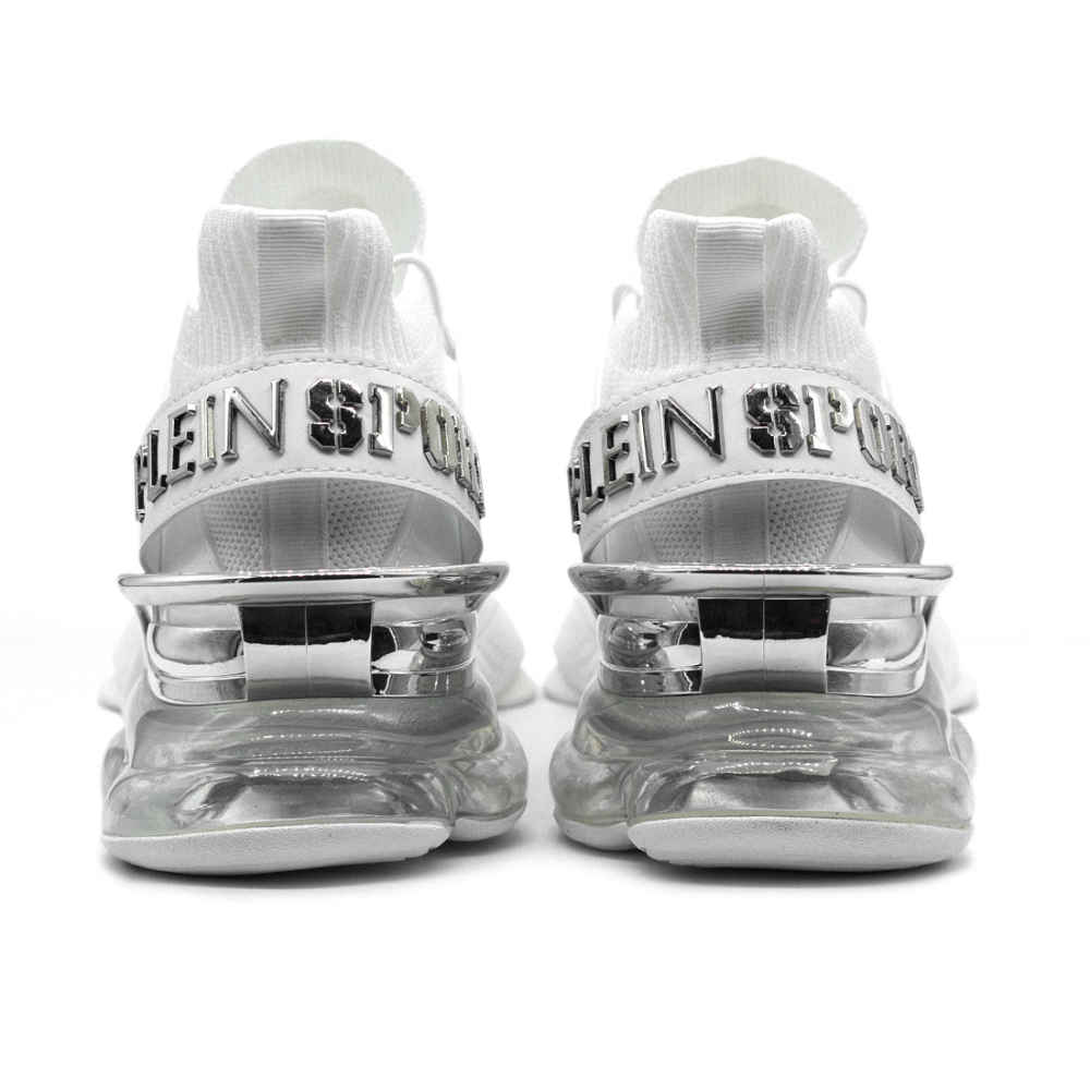 Philip Plein Sports White Premium Low-Top Sneaker-3