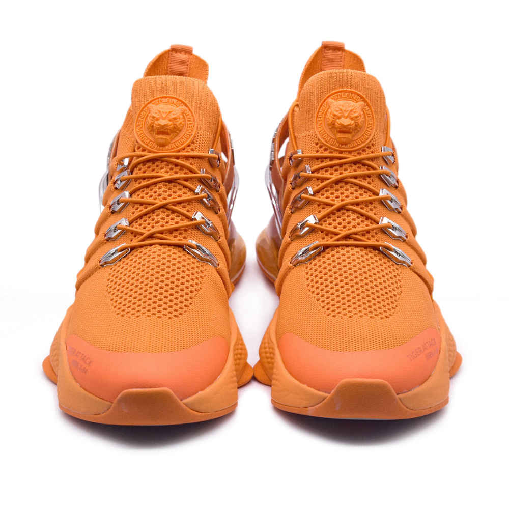 Philip Plein Sports Orange Premium Low-Top Sneaker-4
